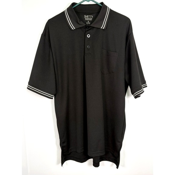 Lilia Smitty Other - Smitty Men's Black Polo Short Sleeve Shirt Size Large